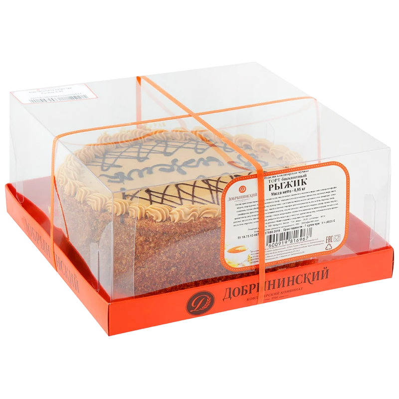 CAKE RYZHIK 6/950GR DOBRYNINSKIY N6967