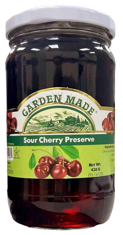 PRESERVE SOUR CHERRIES 12/430GR GARDEN MADE N23