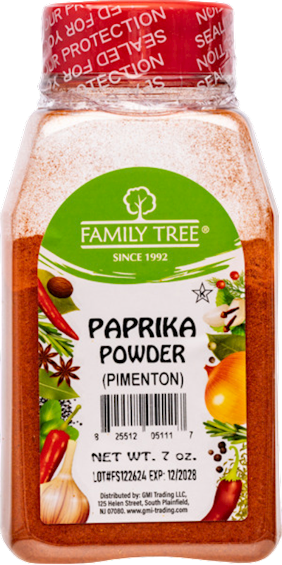 PAPRIKA POWDER 12/7OZ FAMILY TREE