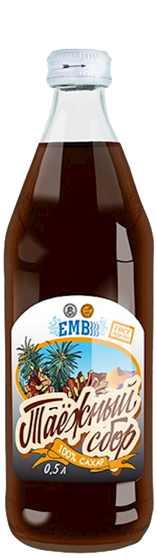SOFT DRINK TAIGA SBOR ELITE GLASS 20/0.5L EMB RUSSIA N6347