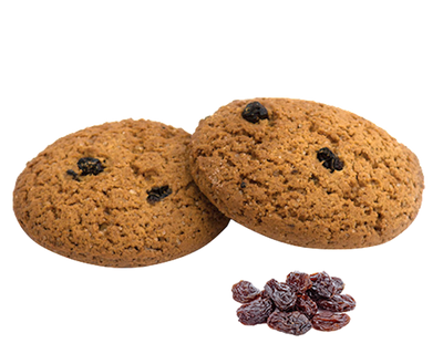 COOKIES OATMEAL BOK-O-BOK W/RAISINS 1/13.2LB POSIDELKINO RUSSIA N984