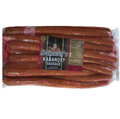 KABANOSY SMOKED V/P 10/35LB SCHMALZ'S N035/90123