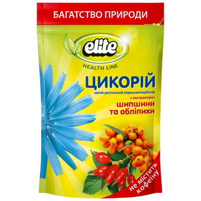 CHICORY POWDER INSTANT W/ROSEHIPS&SEA BUCKTHORN 12/100GR ELITE
