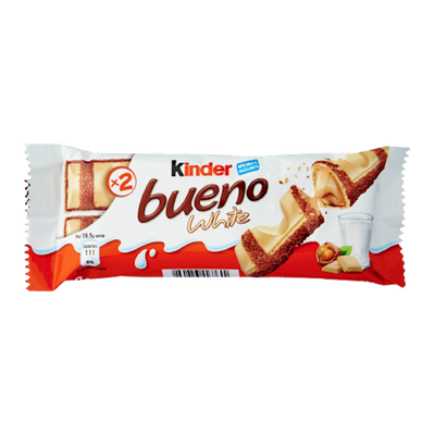 CHOCOLATE BAR BUENO WHITE 30/39GR KINDER