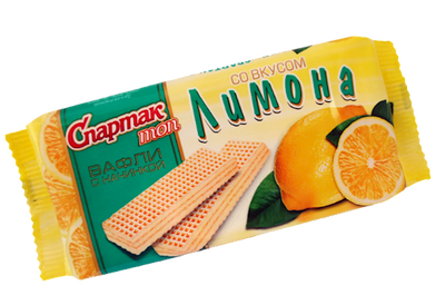 WAFFLES LIMONNIYE 54/72GR FLOW PACK SPARTAK N8625