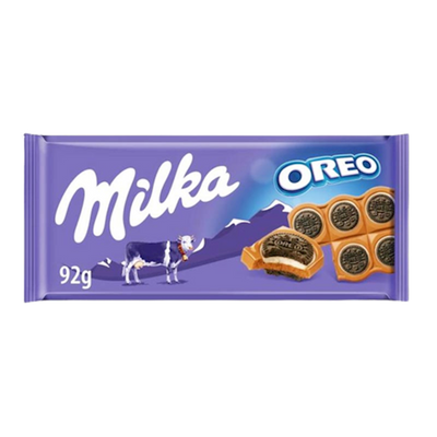 CHOCOLATE BAR OREO SANDWICH CHOCO CANDY 16/92GR MILKA  GERMANY N4057058
