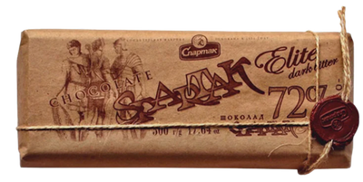 CHOCOLATE BAR BITTER ELITE 72% 3/500GR CRAFT SPARTAK N4663