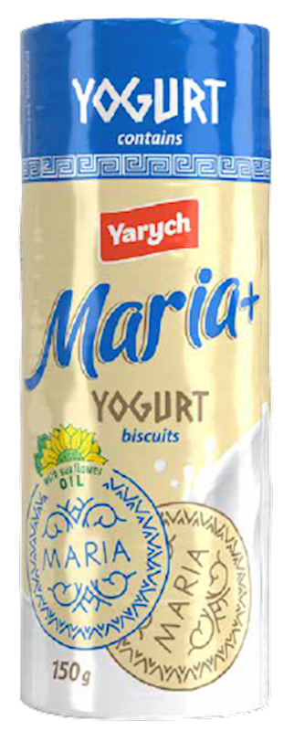 BISCUITS MARIA W/YOGURT 35/150GR YARYCH UKRAINE