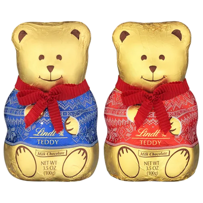 XMAS CHOCOLATE MILK TEDDY SWEATER 15/100GR LINDT N476365