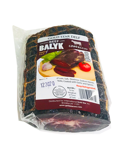 BALYK BEEF CARPACCIO 1/0.6LB GS DELI NGS140/90476