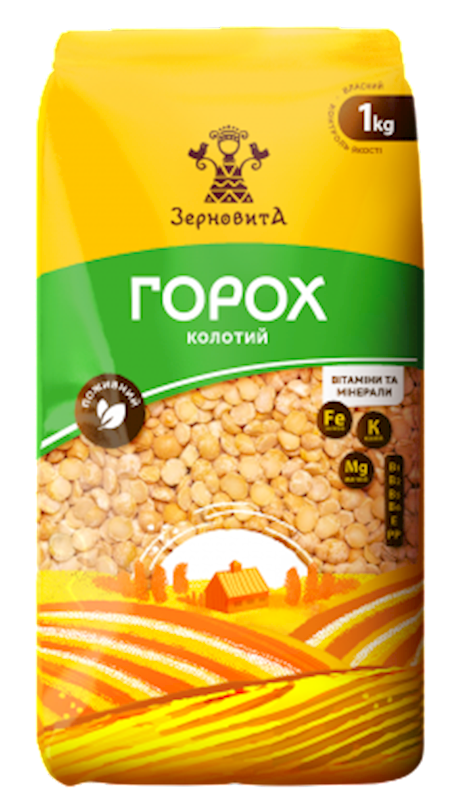 PEAS YELLOW SPLIT 10/1000GR ZERNOVYTA