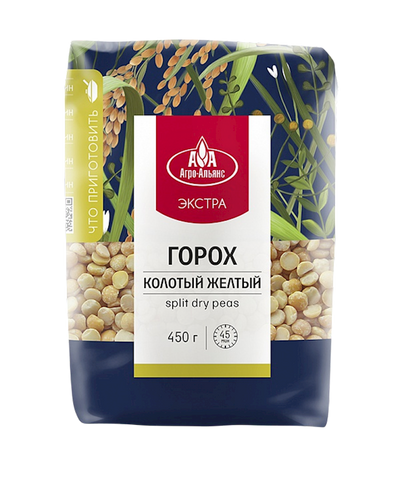 PEAS SPLIT DRY 8/450GR AGRO-ALLIANCE EXTRA