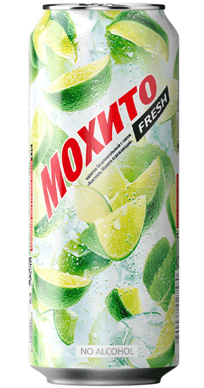 SOFT DRINK MOJITO LIME 24/0.45L OCHAKOVO