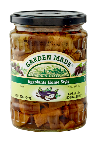 EGGPLANTS HOME STYLE 12/19OZ GARDEN MADE BULGARIA N33107