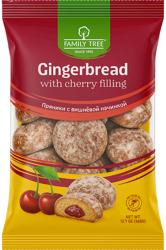 GINGERBREAD W/CHERRY FILLING 10/360GR FAMILY TREE N20
