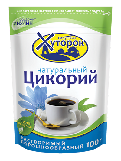 CHICORY POWDER BABUSHKIN HUTOROK 12/100GR RUSSIA N10400
