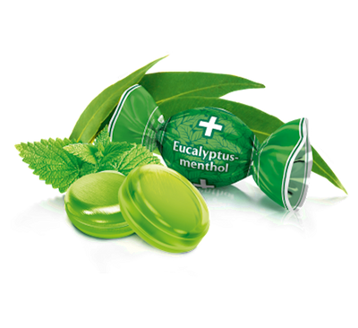 CANDIES LOOSE CARAMEL EUCALYPTUS W/MENTHOL 8/2.2LB ROSHEN NCW8 N4560