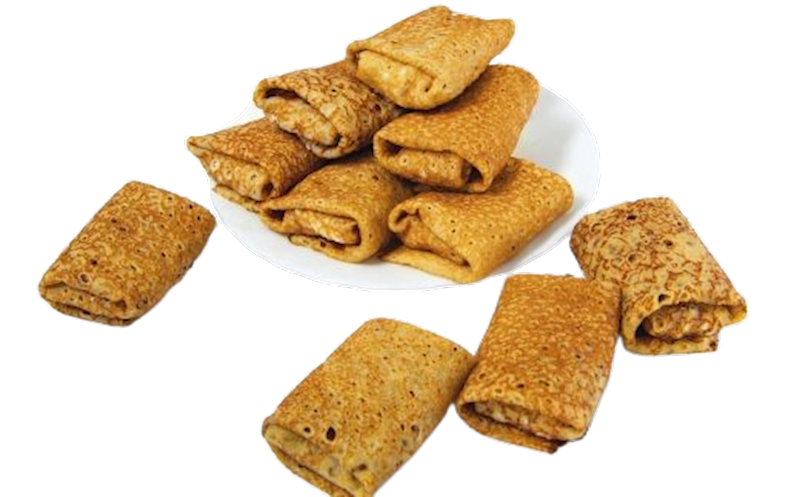 CREPES W/CHICKEN W/FRIED ONIONS FROZEN 7/2.30KGX27PCS MAMA ADA'S