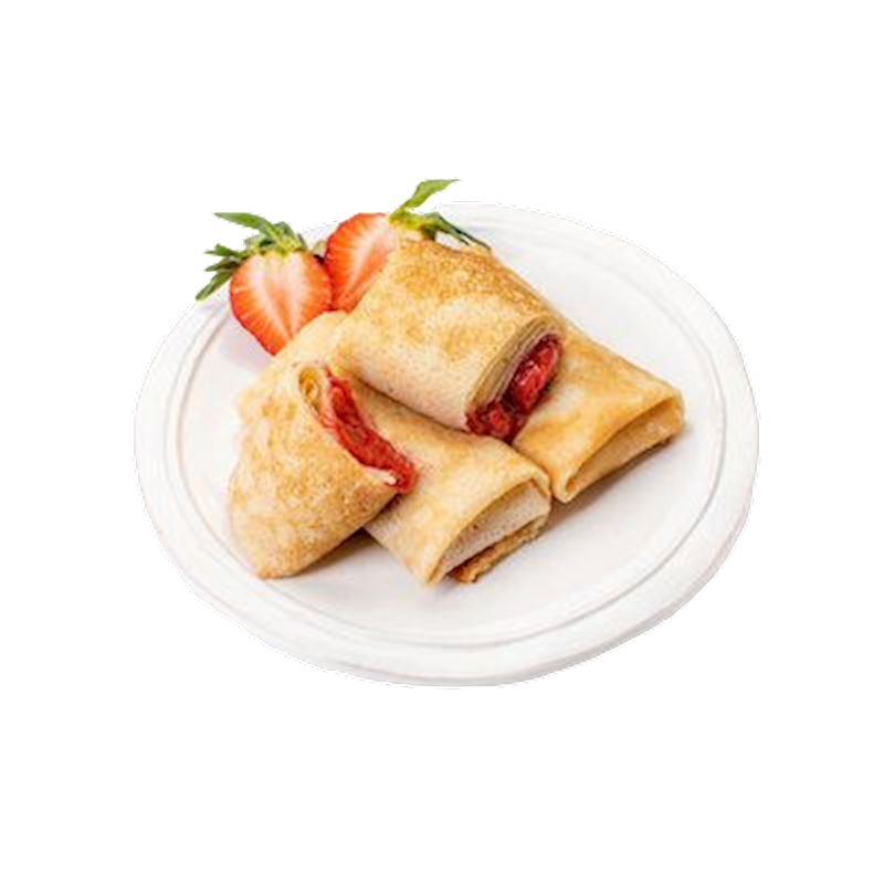 CREPES W/STRAWBERRY&CHEESE FILLING FROZEN 7/2.15KGX27PCS MAMA ADA'S