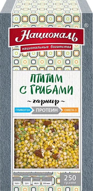 GRAINS MIX PTITIM&MUSHROOMS&PROTEIN 8/250GR NATSIONAL NP4