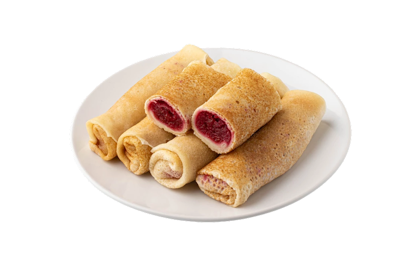 CREPES W/CHERRY&CHEESE FILLING FROZEN 7/2.15KGX27PCS MAMA ADA'S