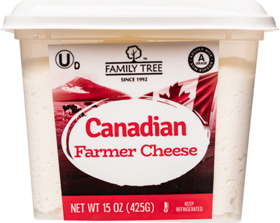 FARMER CHEESE CANADIAN 12/425GR KOSHER FAMILY TREE
