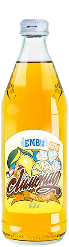 SOFT DRINK LEMONADE ELITE GLASS 12/0.5L EMB RUSSIA N1063