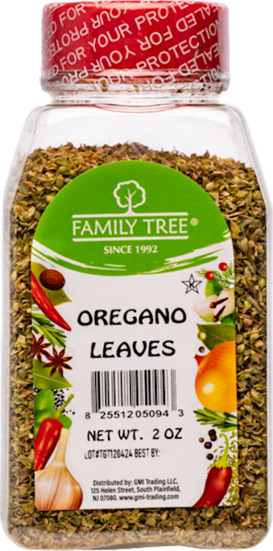 OREGANO LEAVES 12/2OZ FAMILY TREE