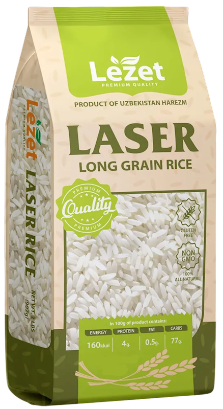 RICE LAZER LONG GRAIN 4/15LB LEZET