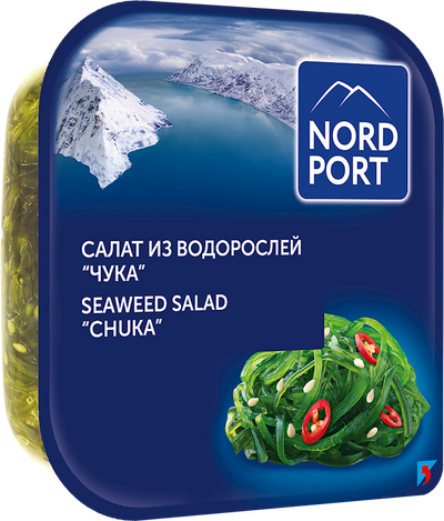 SALAD SEAWEED CHUKA 14/150GR NORD PORT N8298