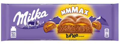 CHOCOLATE BAR LUFLEE CARAMEL AERATED 10/250GR MILKA  AUSTRIA N913966