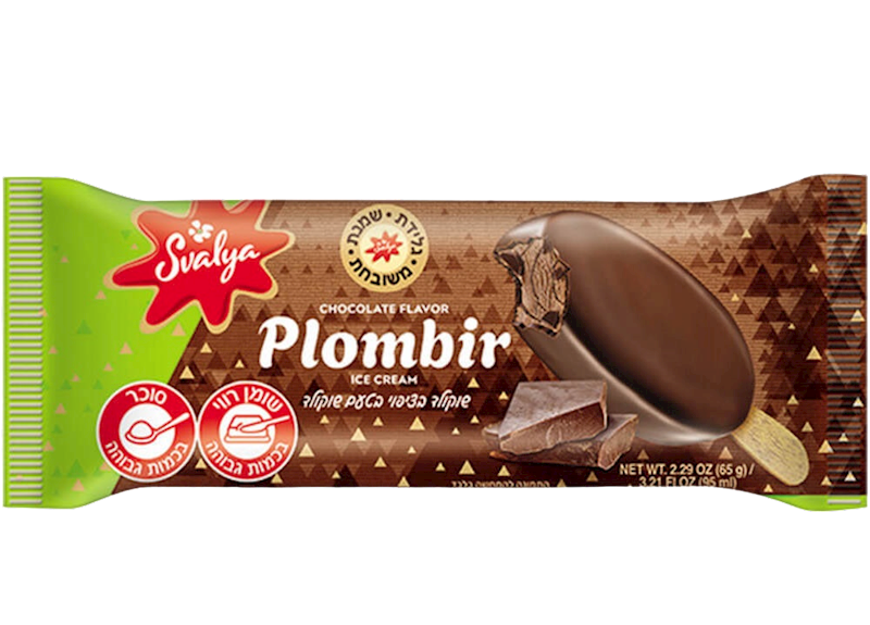 ICE CREAM STICK PLOMBIR MILK CHOCOLATE 25/95ML SVALIA N3835/375764