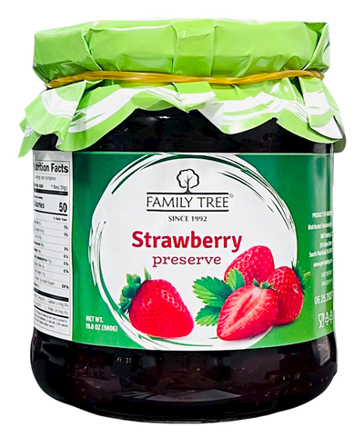 PRESERVES STRAWBERRY 12/560GR FAMILY TREE N59