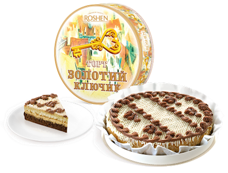 CAKE GOLDEN KEY 6/500GR ROSHEN N0661