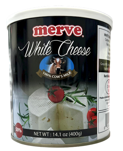 FETA WHITE CHEESE IN BRINE 50% 6/400GR MERVE NETHERLAND N4264