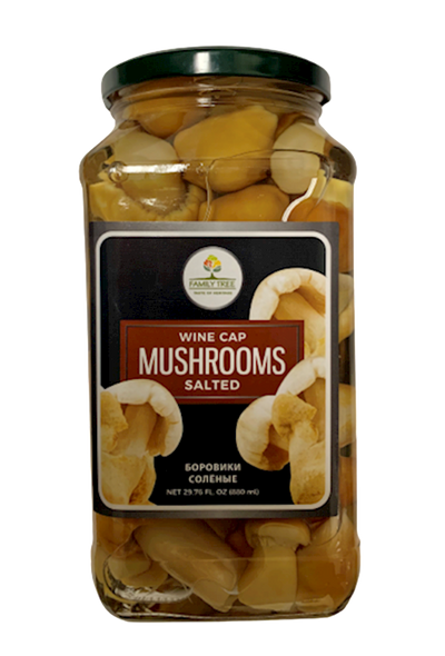 MUSHROOMS STROPHARIA WINE CAP SALTED 12/880GR FAMILY TREE