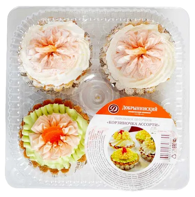 CAKES TARTS ASSORTED 12/300GR DOBRYNINSKIY N6845