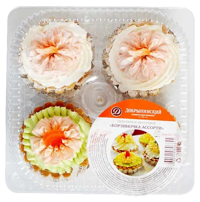 CAKES TARTS ASSORTED 12/300GR DOBRYNINSKIY N6845