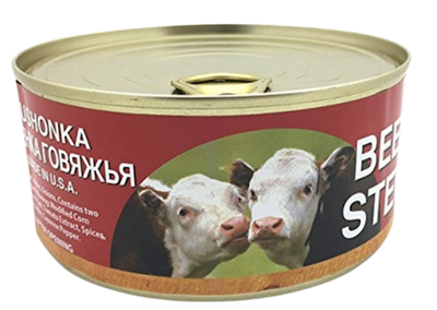 TUSHONKA BEEF STEW EASY OPEN  24/280GR BELMONT N76070