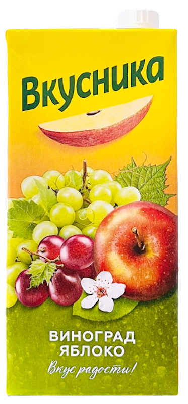 DRINK GRAPE&APPLE 12/0.95L VKUSNIKA