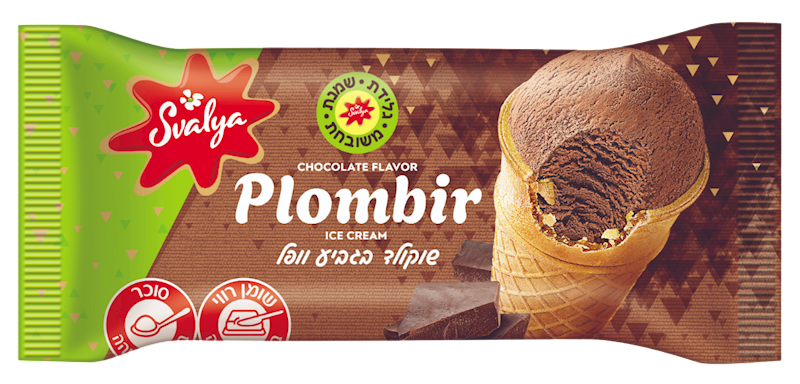 ICE CREAM PLOMBIR CHOCOLATE 42/120ML SVALIA N3837/375637