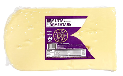 CHEESE ERMENTAL CHUNK 1/1LB CHEESE CLUB UKRAINE N43015