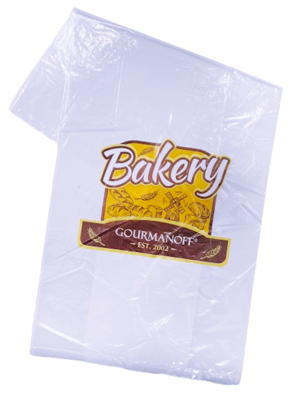 PLASTIC BAG FOR BREAD MEDIUM  GOURMANOFF BAKERY 6X2.75X15 1/2000PCS