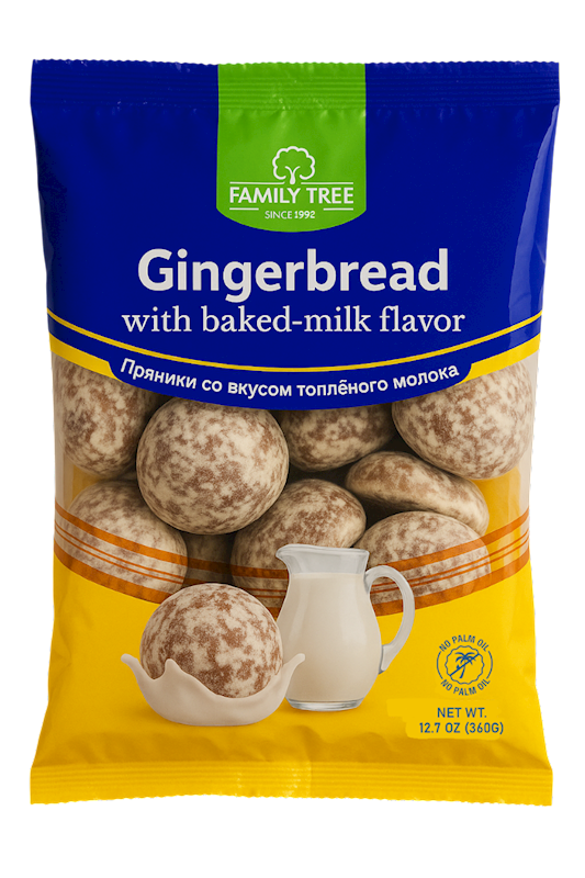 GINGERBREAD W/BAKED MILK FILLING 10/360GR FAMILY TREE N16