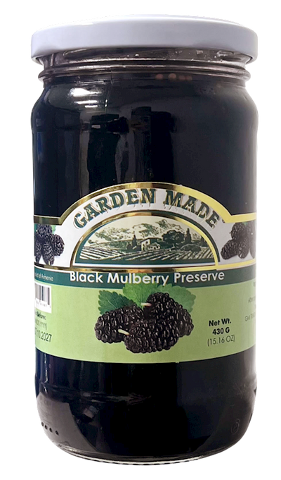 PRESERVE BLACK MULBERRY 12/430GR GARDEN MADE N875