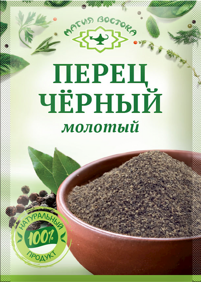 PEPPER BLACK GROUND 40/10GR MAGIYA VOSTOKA N13520
