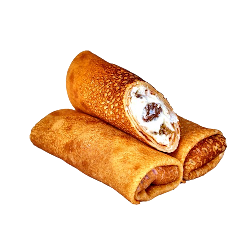 CREPES W/CHEESE&RAISINS FROZEN 7/2.15KGX27PCS MAMA ADA'S