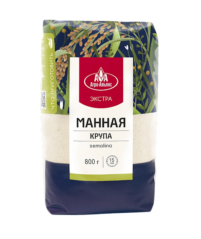 SEMOLINA 12/800GR AGRO-ALLIANCE EXTRA