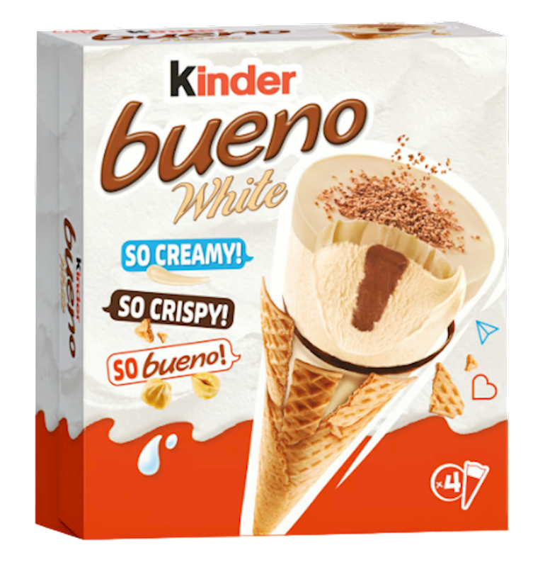 ICE CREAM WHITE CHOCO KINDER BUENO 8/4/248GR FERRERO N10091/4725