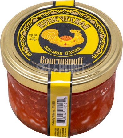 CAVIAR RED KUPECHESKAYA 1/198GR GLASS GOURMANOFF NC209(30)